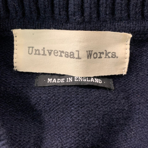 UNIVERSAL WORKS Chaleco Lana/Poliamida Texturizado Multicolor Marino Talla M (Interior)