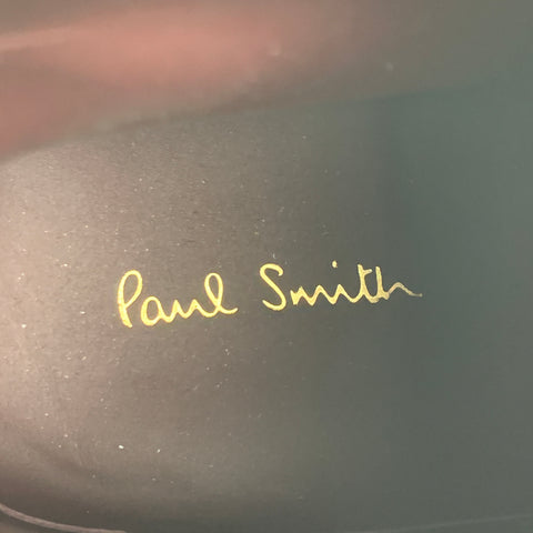 PAUL SMITH Size 10 Burgundy Leather Lace Up Boots