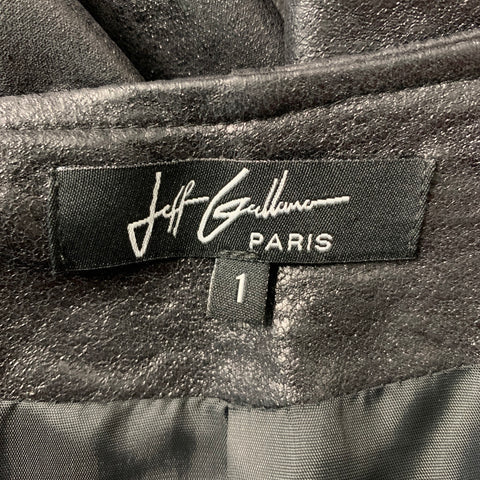 JEFF GALLAMO Talla M Chaqueta Poliéster y Elastano Negra