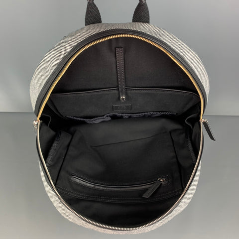 WANT LES ESSENTIELS DE LA VIE Black White Checkered Leather Bags & Leather Goods