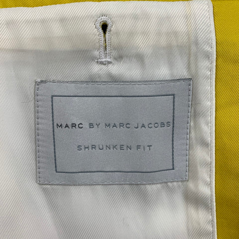 MARC by MARC JACOBS Size XS Yellow Cotton Notch Lapel Sport Coat