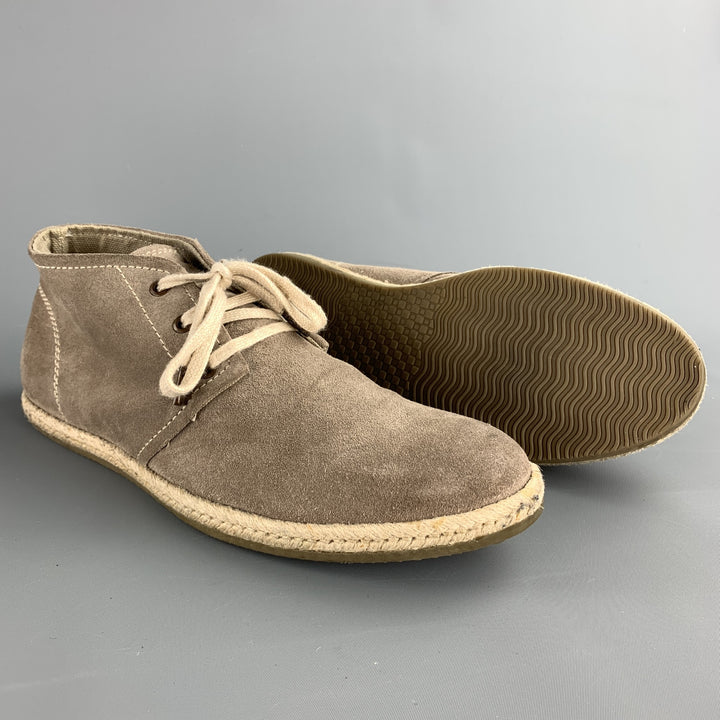 ALLSAINTS SPITALFIELDS Size 8 Taupe Suede Lace Up Chukka Boots
