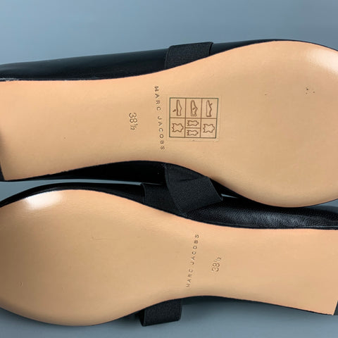 MARC JACOBS Taille 8,5 Appartements Mary Jane en cuir noir