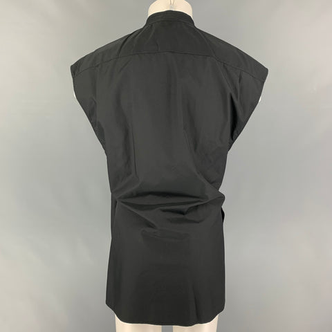 3.1 PHILLIP LIM Size M Black Nylon Cotton Cross Strap Vest