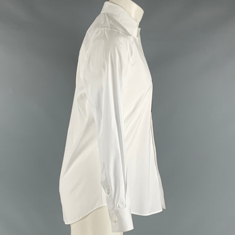 DSQUARED2 Taille XXS Chemise à manches longues boutonnée en coton uni blanc
