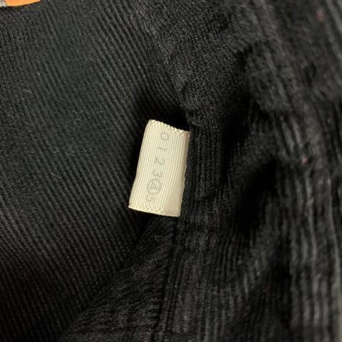 BAND OF OUTSIDERS Size L Black Thin Wale Corduroy Cotton Button Down Long Sleeve Shirt