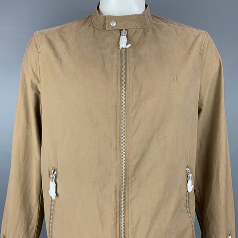 ALLSAINTS Atik Size XXL Taupe Cotton / Polyester Windbreaker Jacket