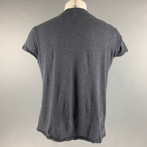 TOM FORD Size M Grey Heather Short Sleeve T-shirt