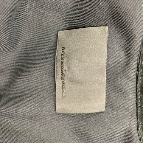 ALEXANDER WANG Size 46 Black  Nylon / Cotton Single Breasted Coat
