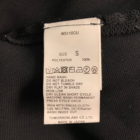TOMORROWLAND Size S Black Polyester Hooded Jacket