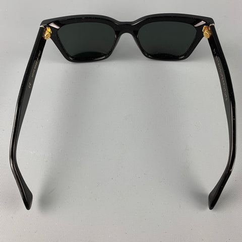 SUPER by RETROSUPERFUTURE Black Acetate Sunglasses