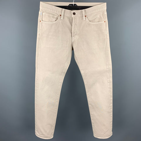TOM FORD Size 31 Khaki Cotton Jean Cut Casual Pants