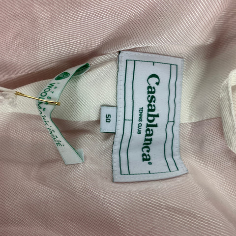 CASABLANCA Size 40 Pink Wool Double Breasted Sport Coat