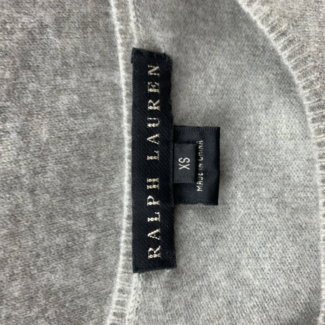 RALPH LAUREN Black Label Size XS Grey Cashmere Dress