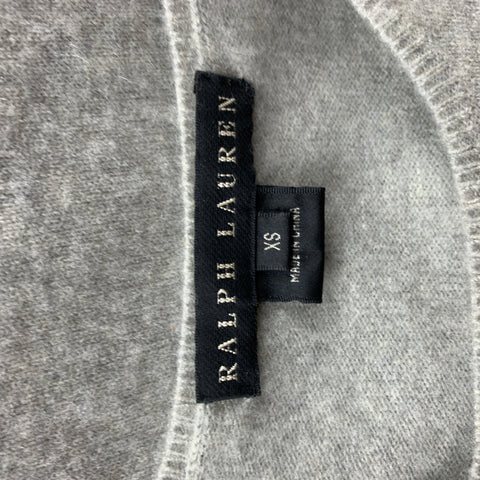 RALPH LAUREN Black Label Size XS Grey Cashmere Dress