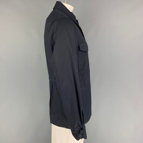RAG & BONE Size L Navy Cotton Parka Jacket