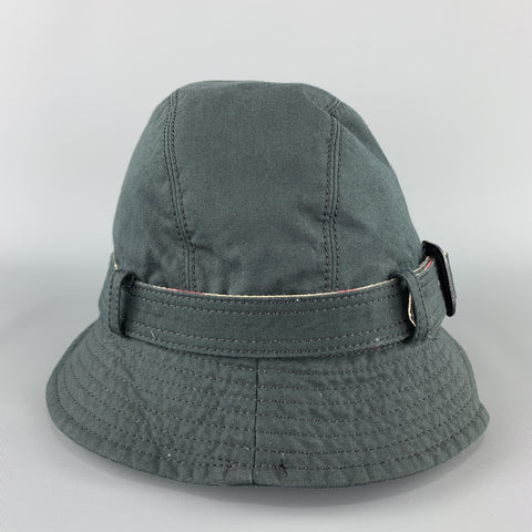 BURBERRY Size L Navy Cotton Belt Strap Bucket Hat
