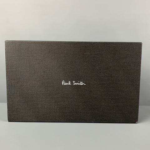 PAUL SMITH Size 10 Black Leather Lace Up Shoes