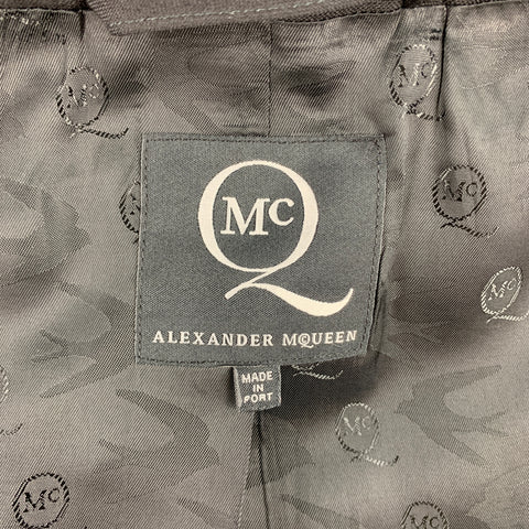 MCQ by ALEXANDER MCQUEEN Size 40 Black Wool / Mohair Shawl Collar Sport Coat