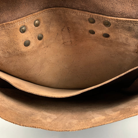RRL by RALPH LAUREN Limited Edition Brown Studded Leather Bag
