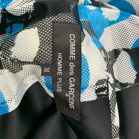 COMME des GARCONS HOMME PLUS Size M Black Nylon Sport Coat