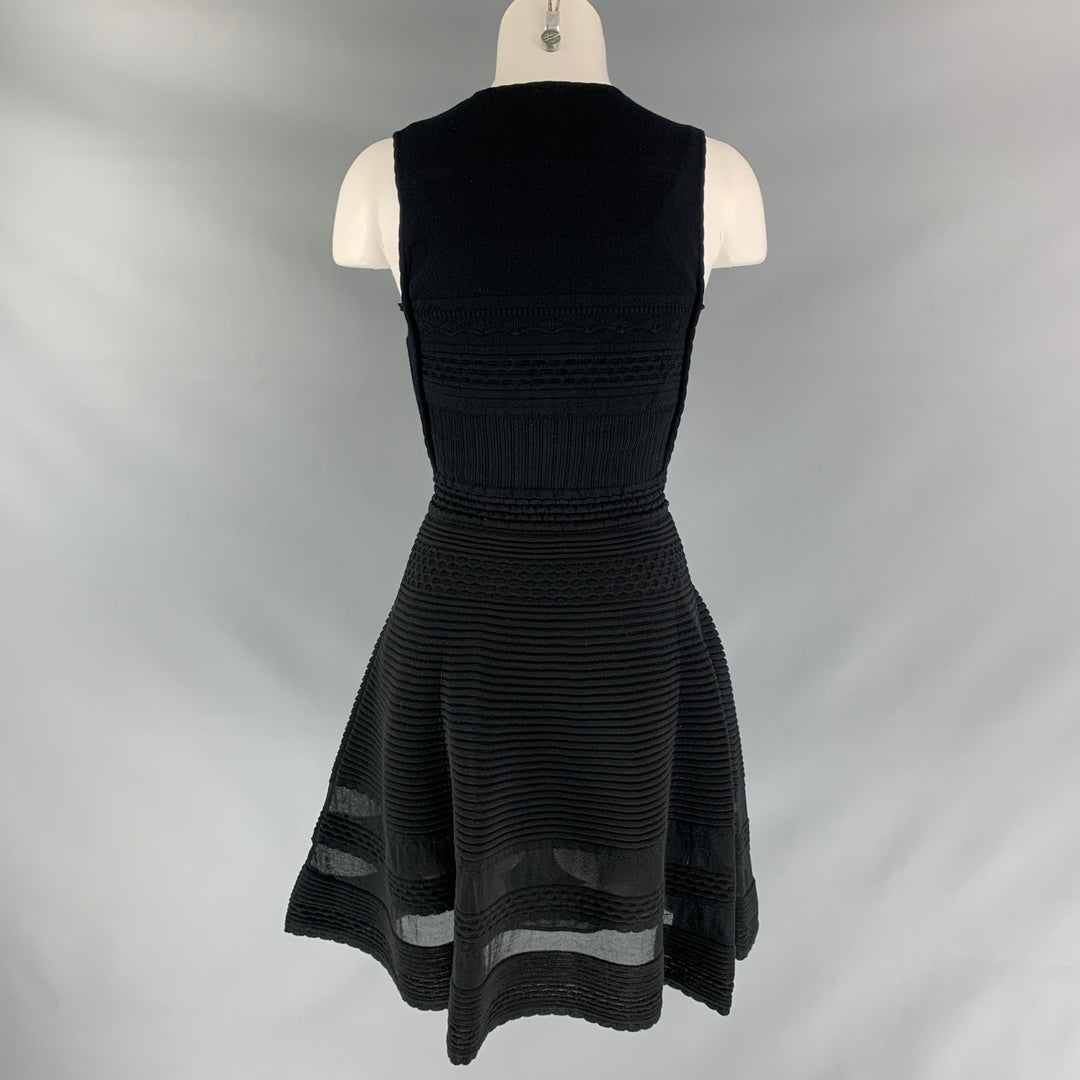 M MISSONI Black Knitted Size 4 Dress Sui Generis Designer Consignment M MISSONI Black Knitted Size 4 Dress Sui Generis Designer Consignment