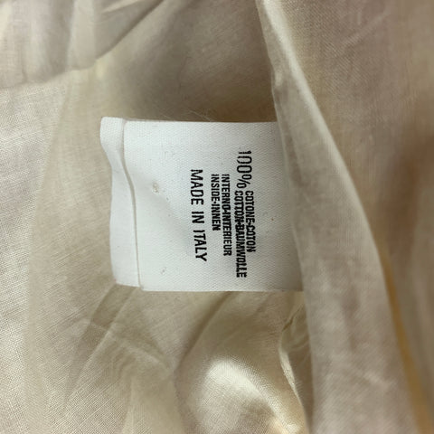 VIVIENNE WESTWOOD Spring 1995 Yellow Red Linen / Cotton Size Vest Pant Suit Set