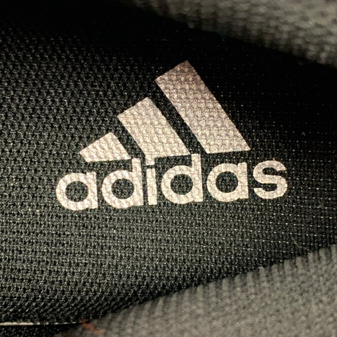 ADIDAS Size 7.5 Black & Silver Mesh Sneakers