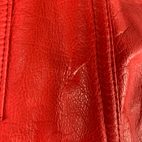 COMME des GARCONS HOMME PLUS Size S Red Solid Polyester Casual Pants