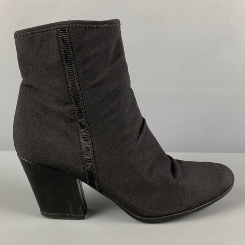 PRADA SPORT Talla 8 Botines de nailon negro