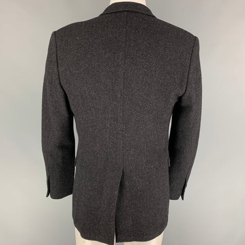 DOLCE & GABBANA Size 40 Grey Cashmere Notch Lapel Sport Coat