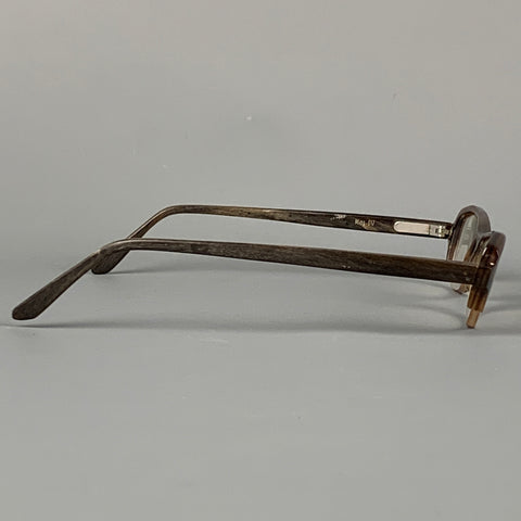 FRANZ RUZICKA Dark Brown Horn Prescription Eyewear