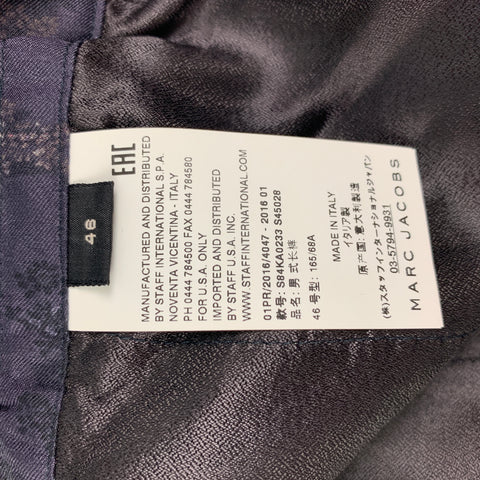 MARC JACOBS Taille 30 Pantalon décontracté à cordon de serrage en soie florale rose noir