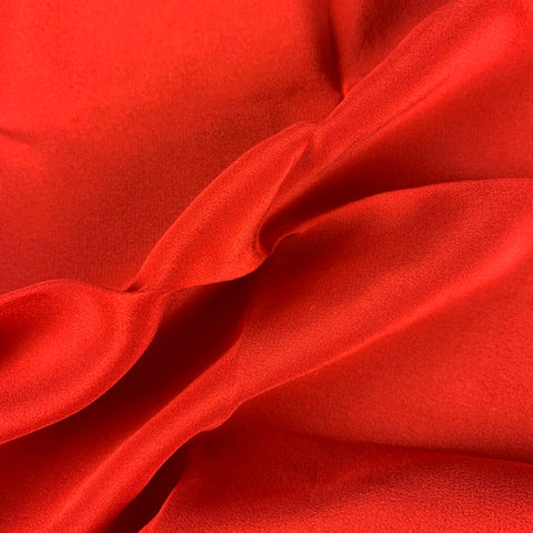 YSL Red Gold Heart Pocket Square