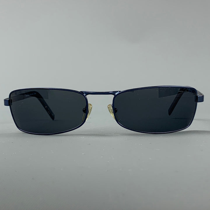 TORINO LAMBORGHINI Navy Metal Sunglasses