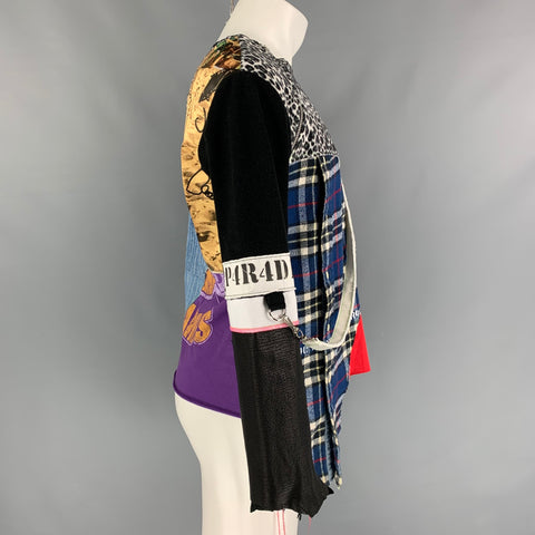 JOEGUSH ARCHIVE Taille unique Pull patchwork multicolore