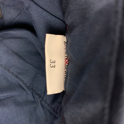 GROWN&SEWN Size 33 Navy Cotton Chino Casual Pants