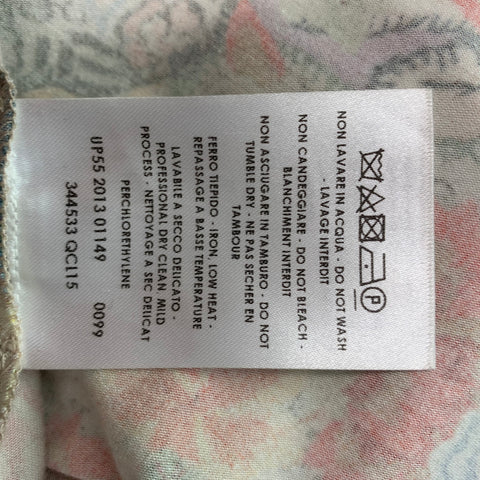 ALEXANDER MCQUEEN Size 6 Multi-Color Rayon Blend Floral Long Sleeve Dress