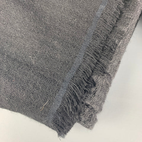 HIMALAYAN CASHMERE COMPANY Charcoal Black Color Block Cashmere Scarf