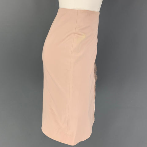 WOLFORD Taille 4 Jupe crayon en coton blush