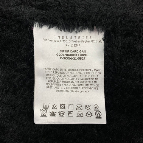 MONCLER Size L Black Fleece Polyester 2 Piece Set