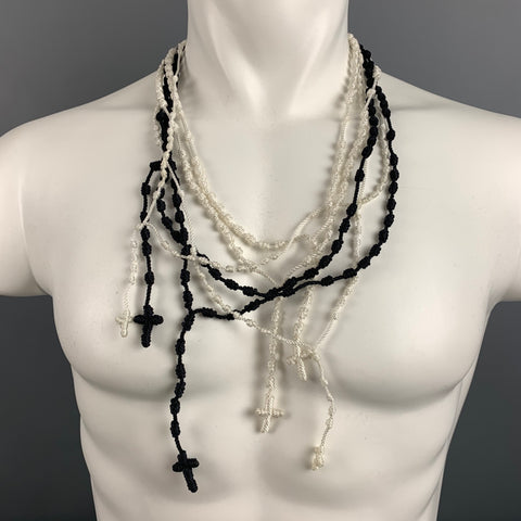 Black White Necklace
