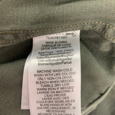RRL by RALPH LAUREN Size 36 Olive Cotton Utility Casual Pants