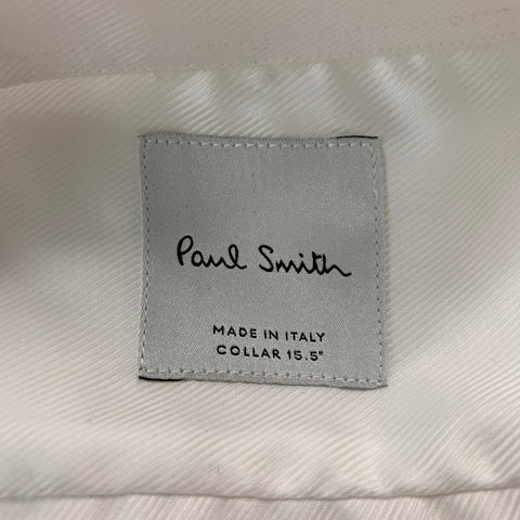 PAUL SMITH Size M White Cotton French Cuff Long Sleeve Shirt