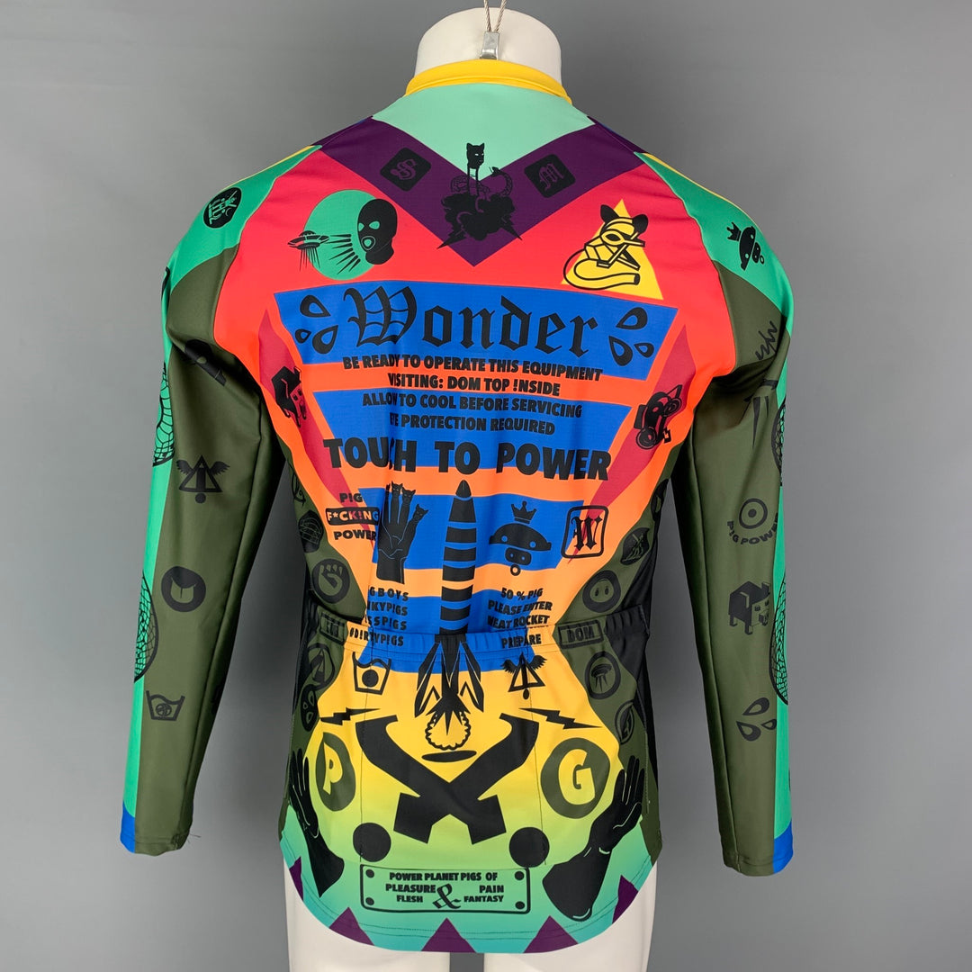 Walter Van Beirendonck Multicolor Wool Poncho One Size RARE Walter Van Beirendonck Multicolor Wool Poncho One Size RARE