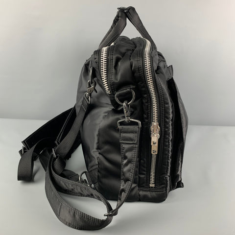 PORTER Sac à dos messager en nylon noir
