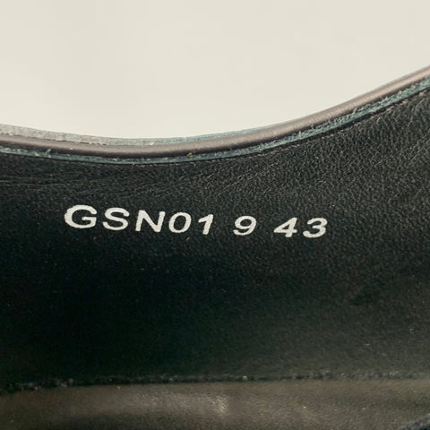 PAUL SMITH Size 10 Black Leather Lace Up Shoes