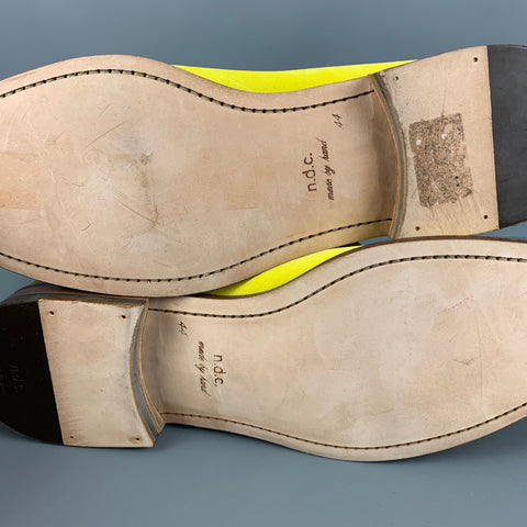 N.D.C. Size 11 Yellow SLeather Slip On Loafers