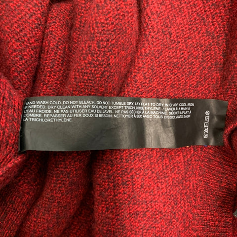 THEORY Size M Red Brown Cashmere Crew-Neck Pullover