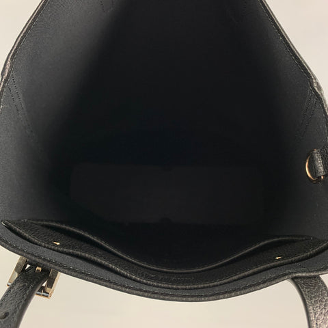 FAURE' LE PAGE Grey Black Coated Canvas Tote Bag